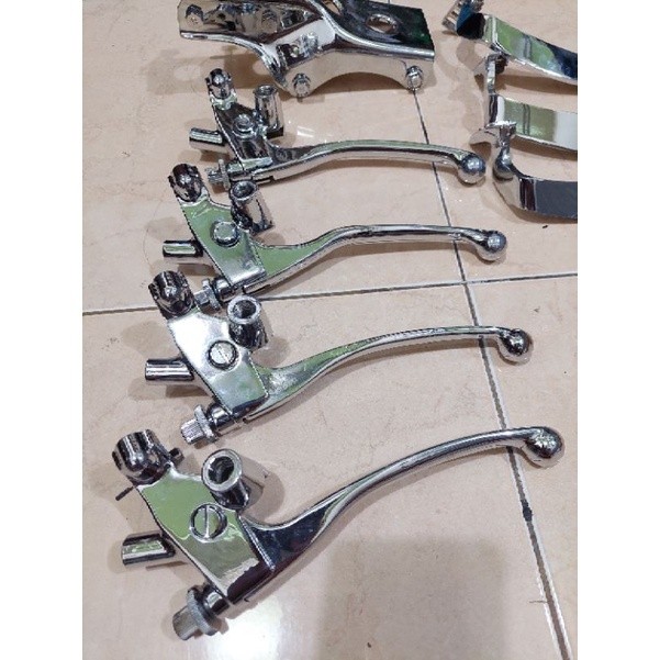 RUMAH DUDUKAN HANDEL KOPLING TIGER REVO / RUMAH DUDUKAN HANDEL KOPLING MEGAPRO ORIGINAL CHROME