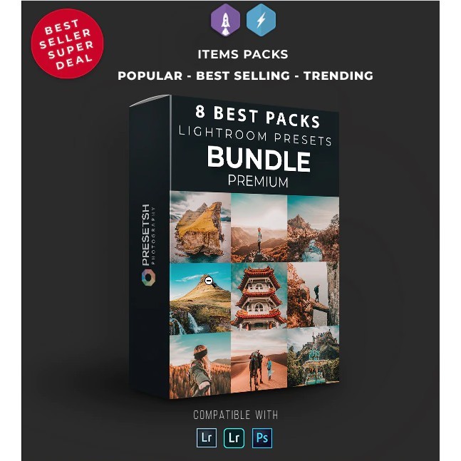 

NS Best Selling Lightroom Presets Bundle by presetsh | Mobile & Desktop
