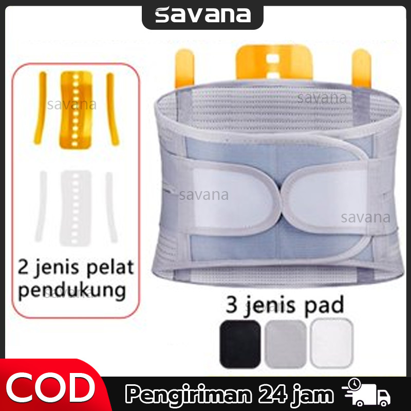 Sabuk Dukungan Korset Lumbal untuk Meringankan Sakit Punggung, Tulang Belakang, dan Saraf Pinggang p