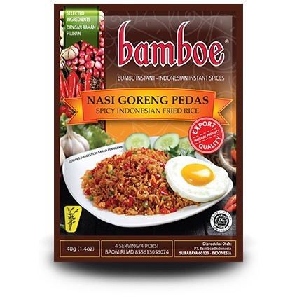 

Bumbu Instant Bamboe Nasi Goreng Pedas 40 gr