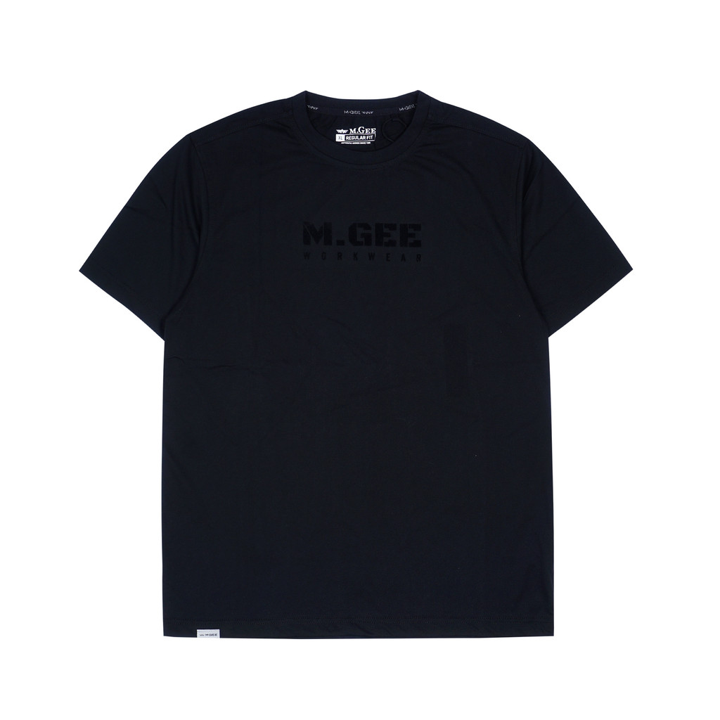 MGee Kaos Polos Pria Lengan Pendek M Gee Original Oliver C145 Black