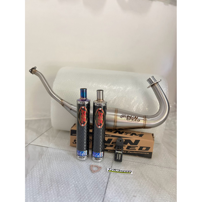 KNALPOT WIN SPEED NINJA R RR SS ORIGINAL WIN SPEED PERFOMANCE