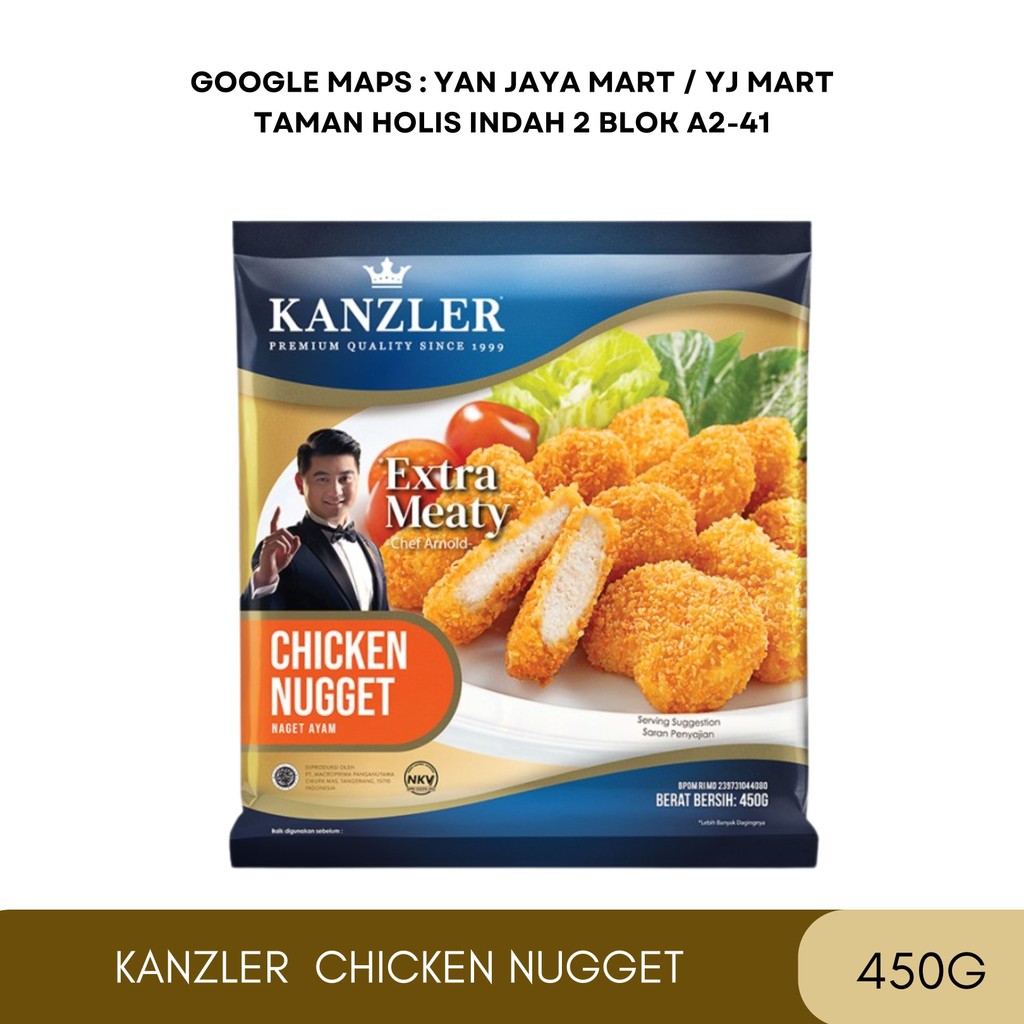 

KANZLER CHICKEN NUGGET PREMIUM 450GR