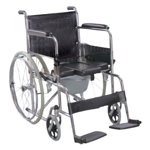 Kursi Roda 2in1 GEA FS609 Alat Penunjang Gerak Toilet Duduk FS 609