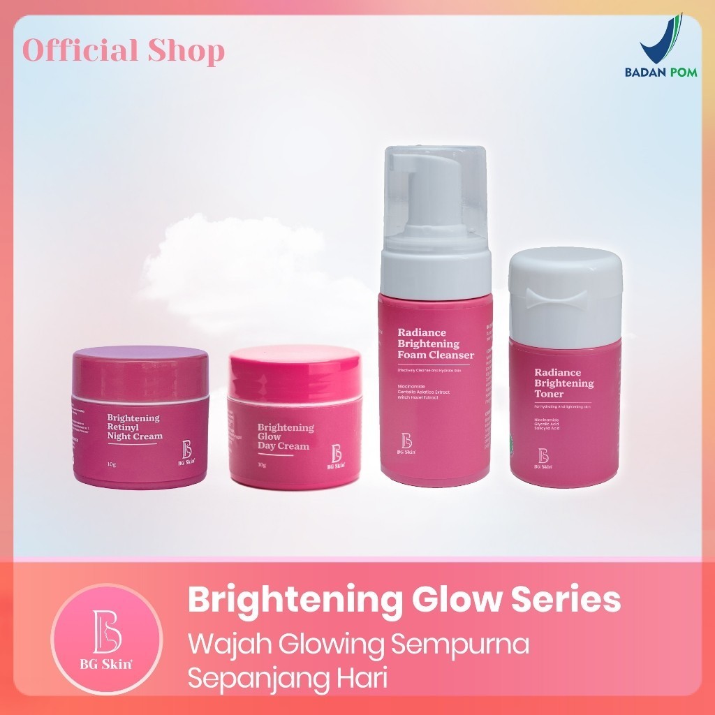 BG Skin Mengatasi flek hitam Paket Brightening Glow