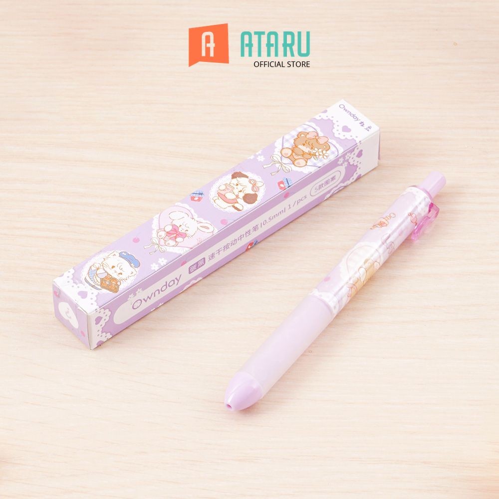 

Ataru Pen Highlighter Cute - Ungu Pulpen Highlighter Warna Warni Alat Tulis Penanda Text Marker