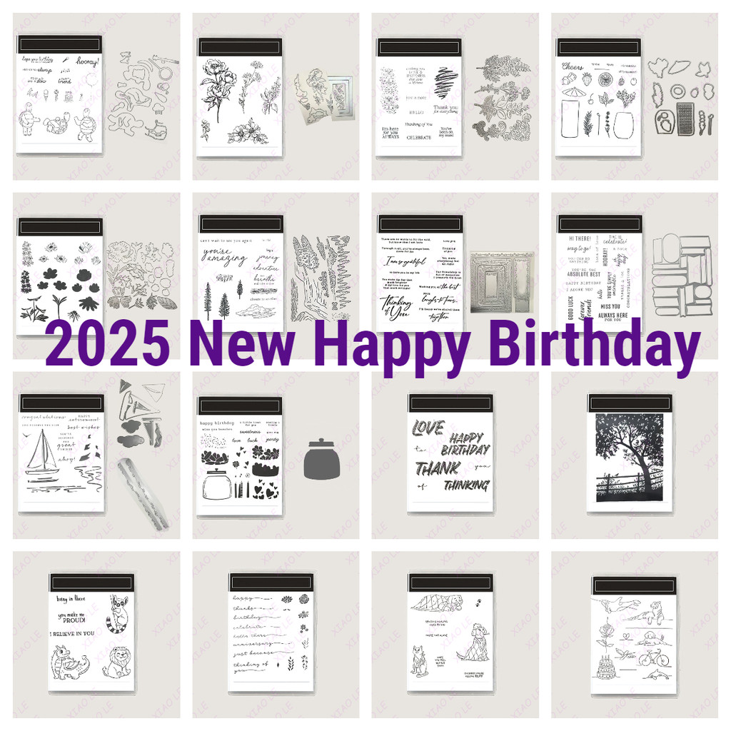 

Happy Birthday Metal Cutting Dies For Scrapbooking Paper Making Embossing Card Crafts Die Cut Making Stencil Template