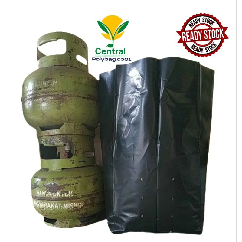 Polybag jumbo 60x60 isi 5 lembar - Polybag tanaman 60x60 isi 5 pcs