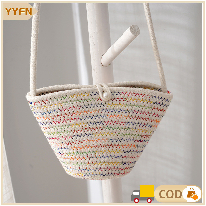 Ready Mini Rajut Imut Sling Bag Warna Macaron/Tas Selempang Rajut Imut/Tas Selempang Wanita Bahu/Tas