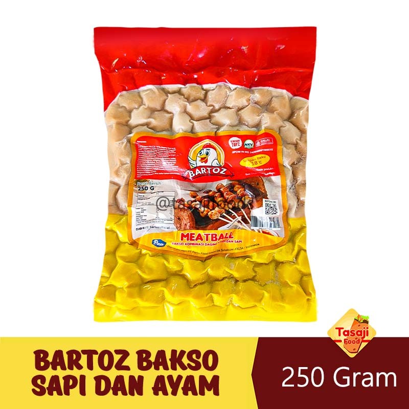 

Bartoz MeatBall Bakso Kombinasi Daging Sapi dan Ayam 250 Gram