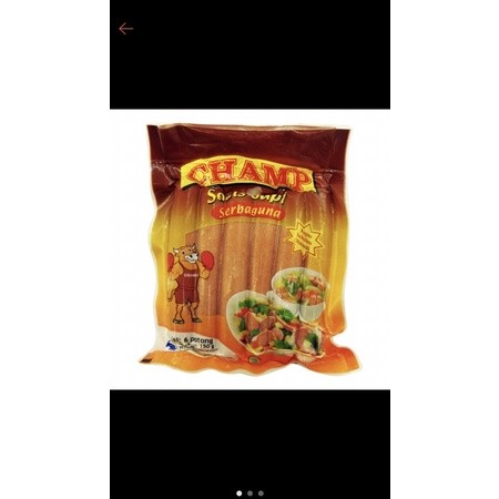 

CHAMP Sosis Sapi 150 gr/ 6 pcs - FROZEN FOOD