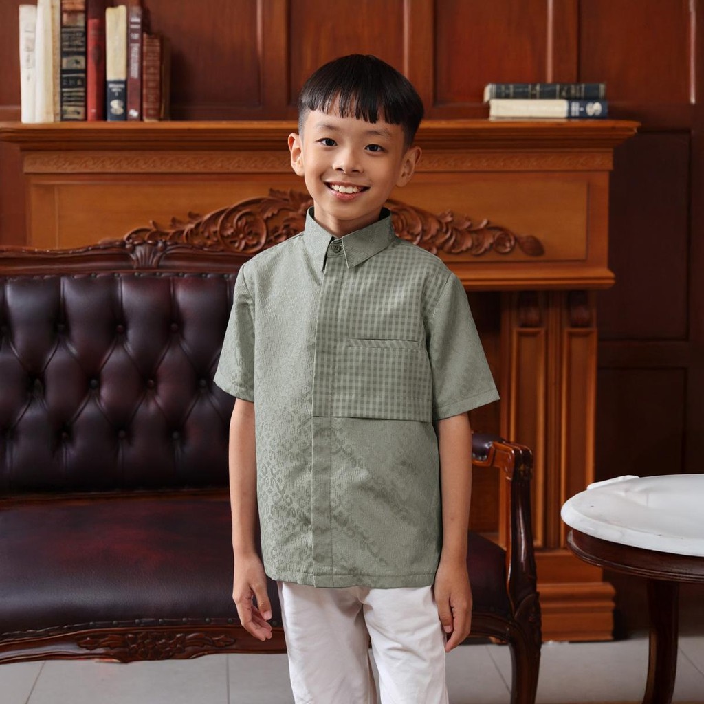 ZM Zaskia Mecca - Etasa Kemeja Koko Anak Pria - Edisi Senandung Alam