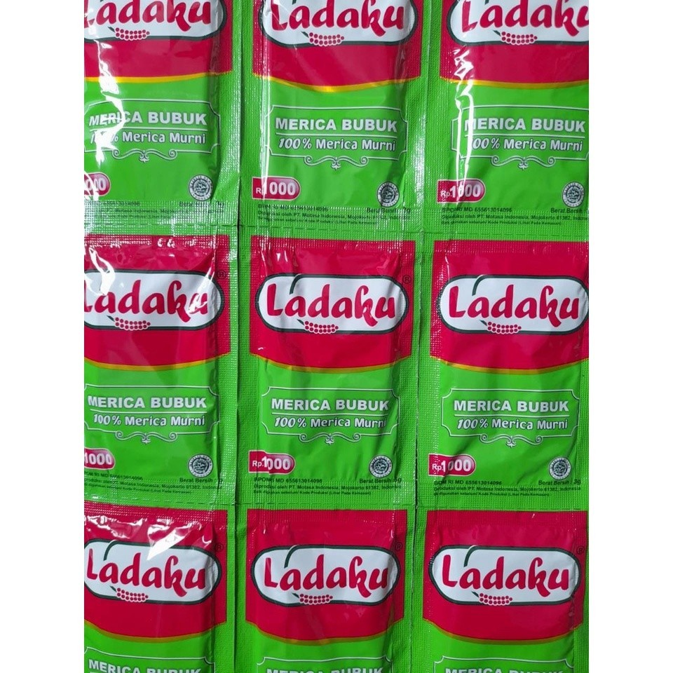 

LADAKU Merica Bubuk 100% Murni Renceng (12x3gr)