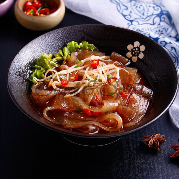 

Mie Ubi Lebar Mi Bihun Organik / Guilin Mifen Hongshufen/ Potato Glass - 240 gr merah