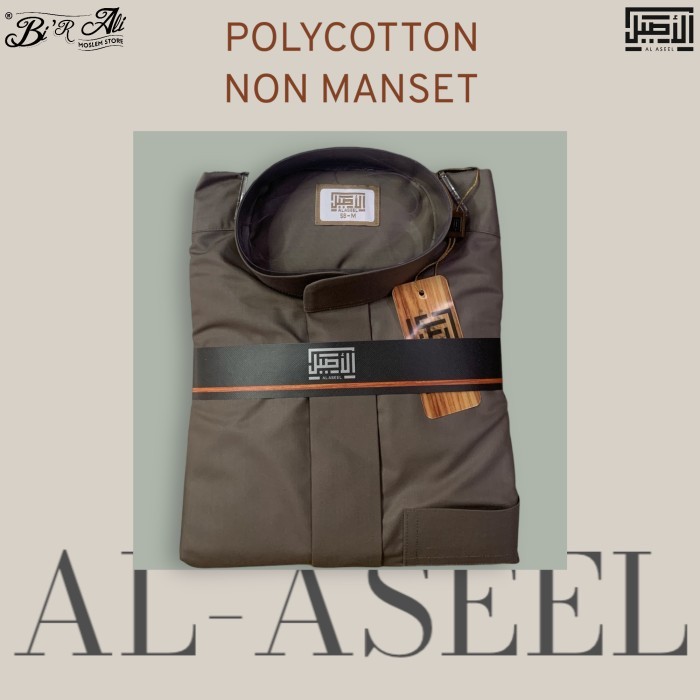 [TANPA BOX] Jubah Al Aseel Premium Dewasa Non Manset Import Arab Saudi