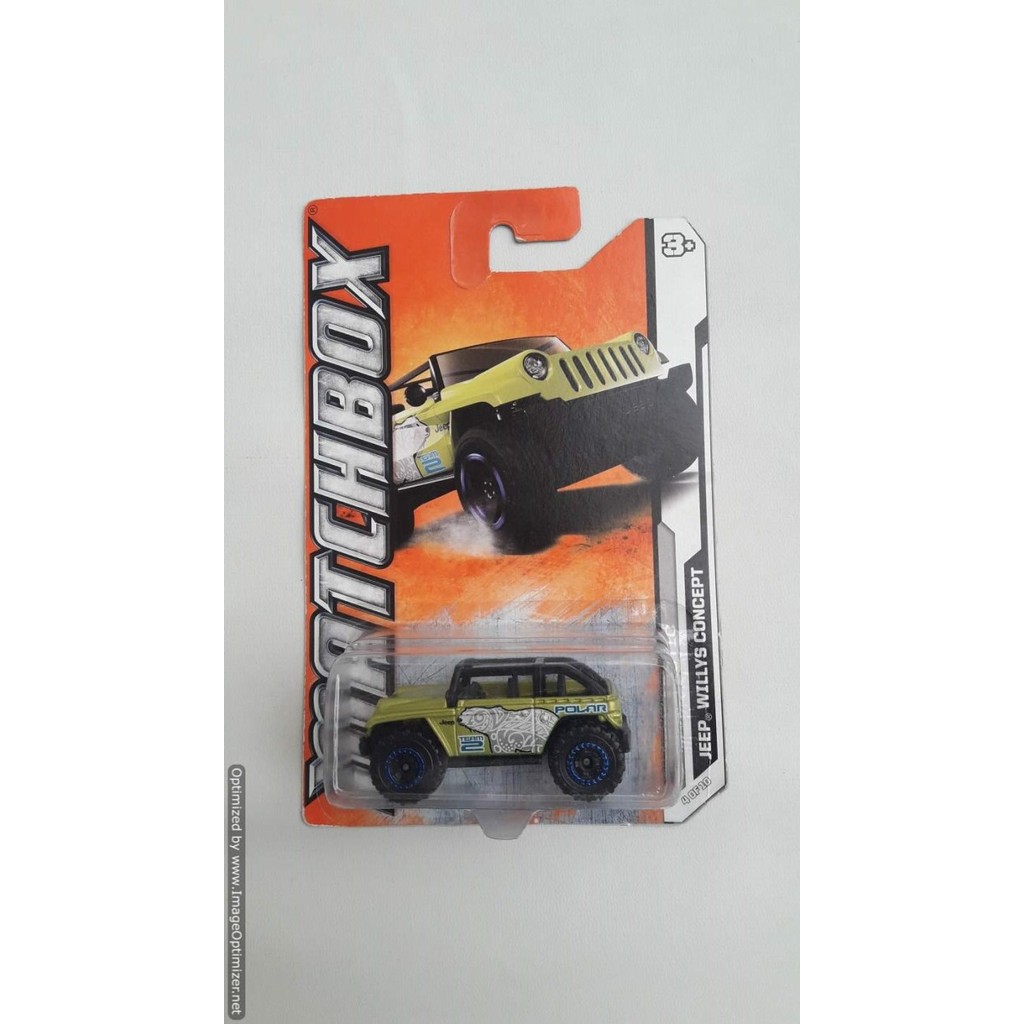 DIECAST MATCHBOX - JEEP WILLYS CONCEPT