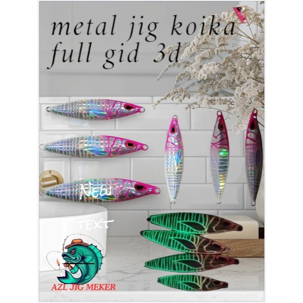 METAL JIG FULL GID KOIKA 100 GRAM METAL JIG KOIKA 100 GR