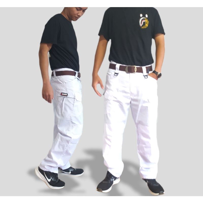 GMCSTORE.ID Celana Tactical PDL Putih Panjang