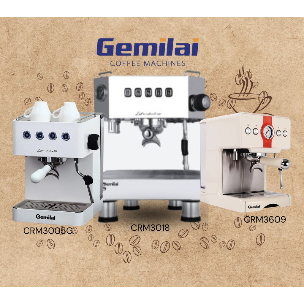 promo Mesin Kopi Espresso GEMILAI Expreso Maker Machine GEMILAI