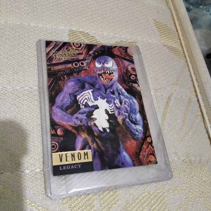 KY562 Kartu Marvel Fleer Ultra Amazing Spider-Man Venom Legacy