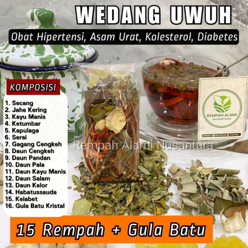 

Wedang Uwuh Komplit Paket Hemat Obat Diabetes, Kolesterol, Asam Urat, Hipertensi 15 Rempah Alami Nusantara
