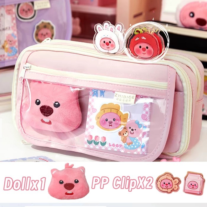 

[New Collection]PROMO Tempat Pensil Tempat Alat Tulis Tempat Pensil Tempat Pensil Tempat Pensil Kotak Pensil 9 Lapis Penyimpanan Alat Tulis Siswa Kapasitas Besar Set Alat Tulis - Pink Set