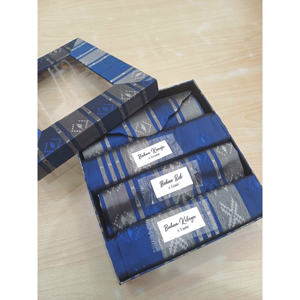 Kain Tenun Sarimbit Bugis Makassar - Tenun Sengkang SBT (Harga per Paket Set)