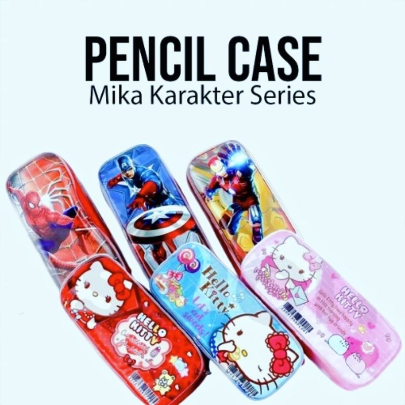 

(Ecer) Tempat Pensil JUMBO Tepak Karakter Unicorn Superhero Kemas Plastik Opp