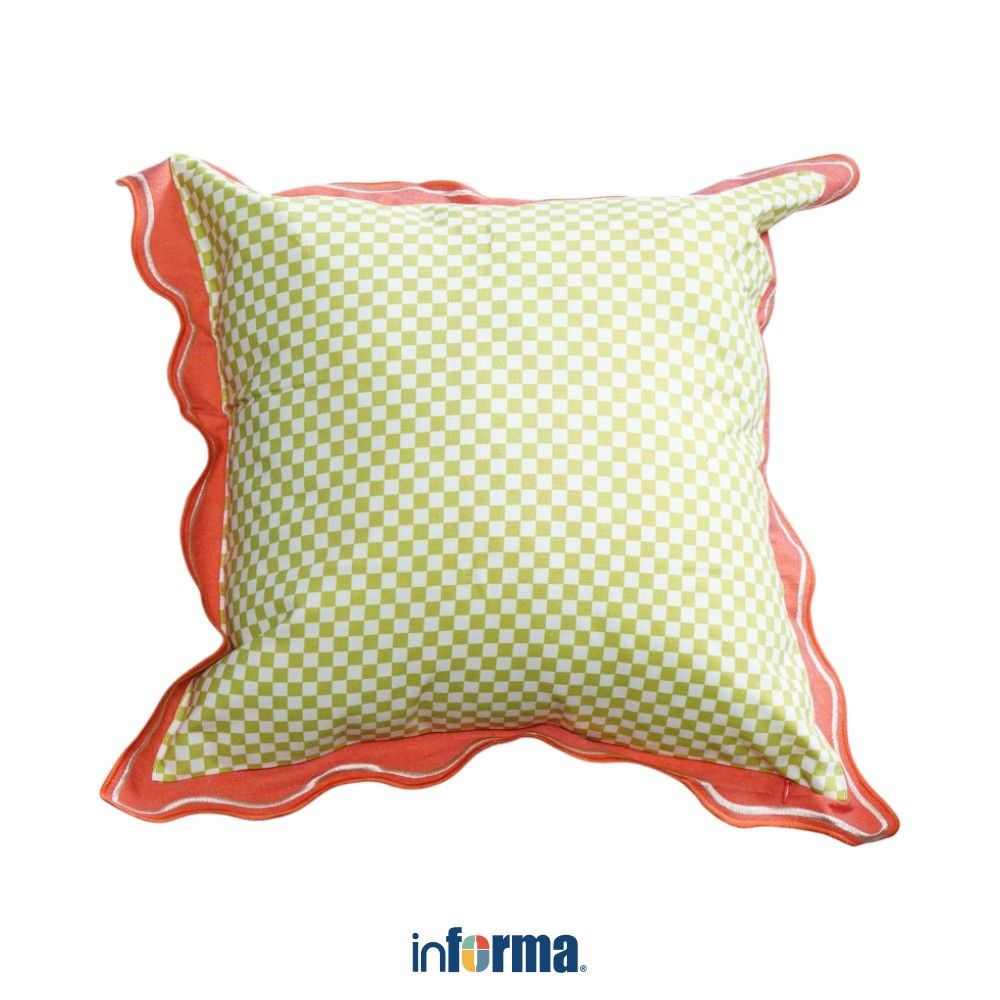 Informa 45X45 cm Sarung Bantal Sofa Retrofit Club C Cushion Cover Aesthetic Pelindung Bantal Sofa Pi