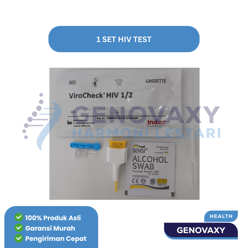 1 SET HIV TEST IS INDEC