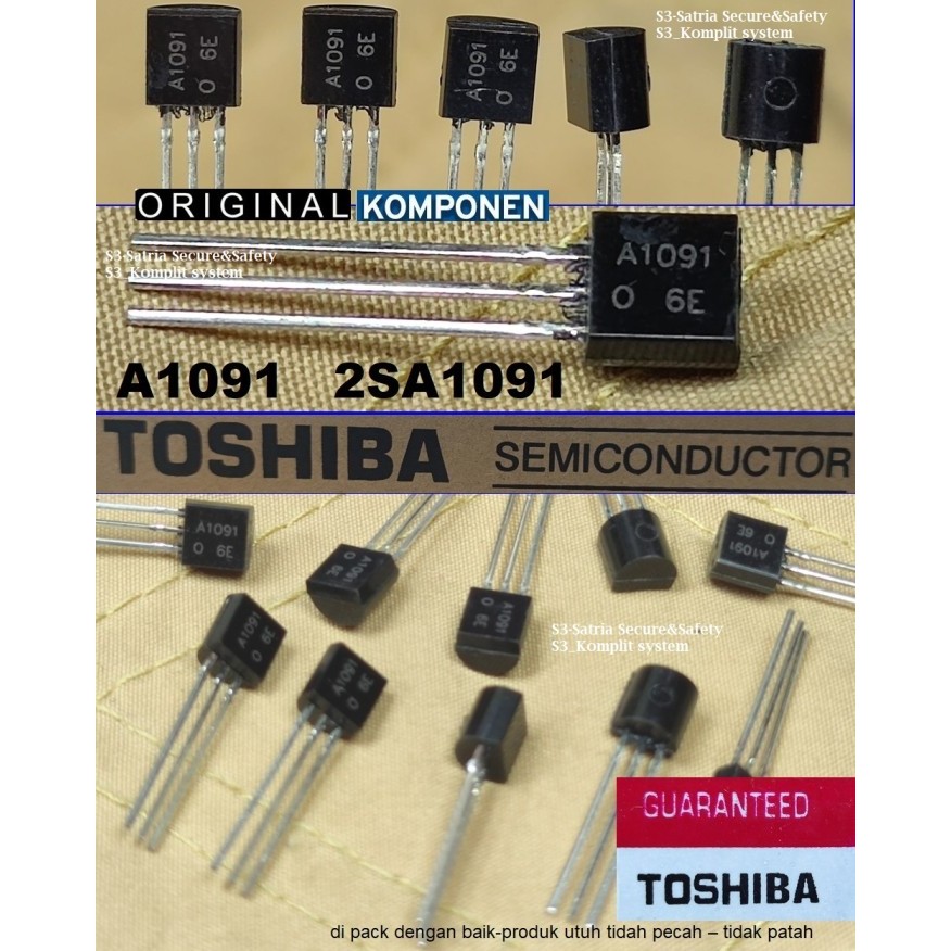 transistor A1091 toshiba A 1091 asli 2SA1091 ori ORIGINAL a1091