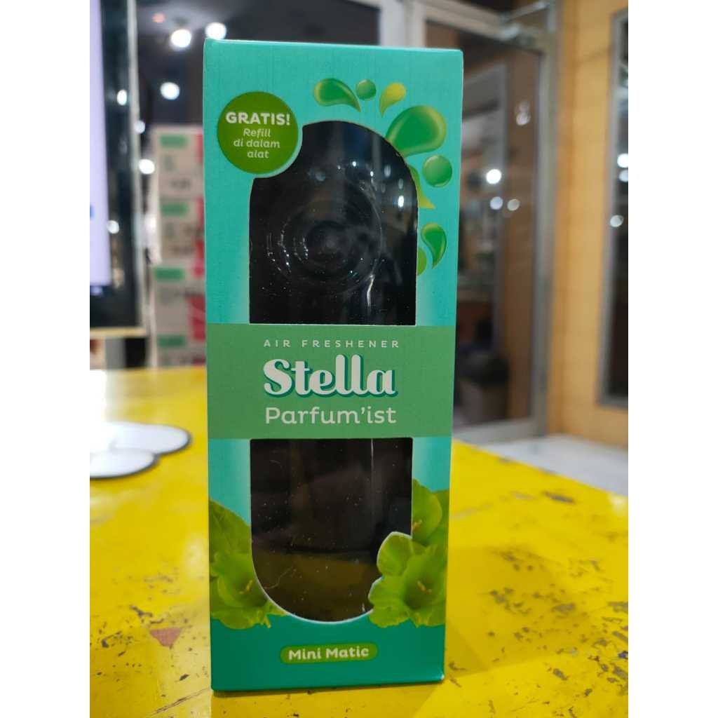 Stella mini matic set box Alat + Refill pengharum ruangan 40 ML wangi