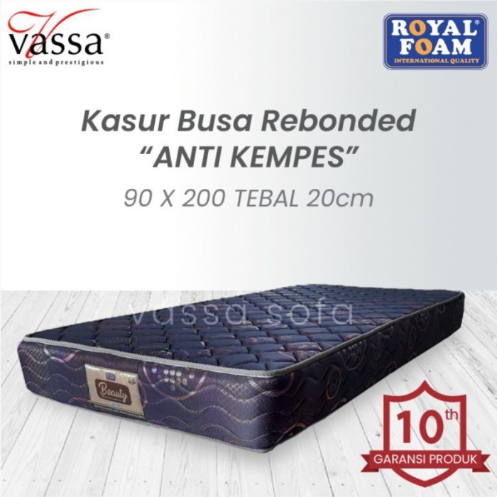 kasur busa orthopedic / kasur busa keras / busa rebonded tebal 20 cm - 90X200 CM