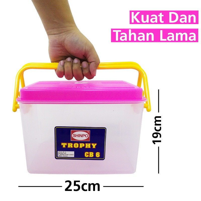 BOX CONTAINER SHINPO / BOX PENYIMPANAN SHINPO TROPHY CB 6 / HANDY CB 8