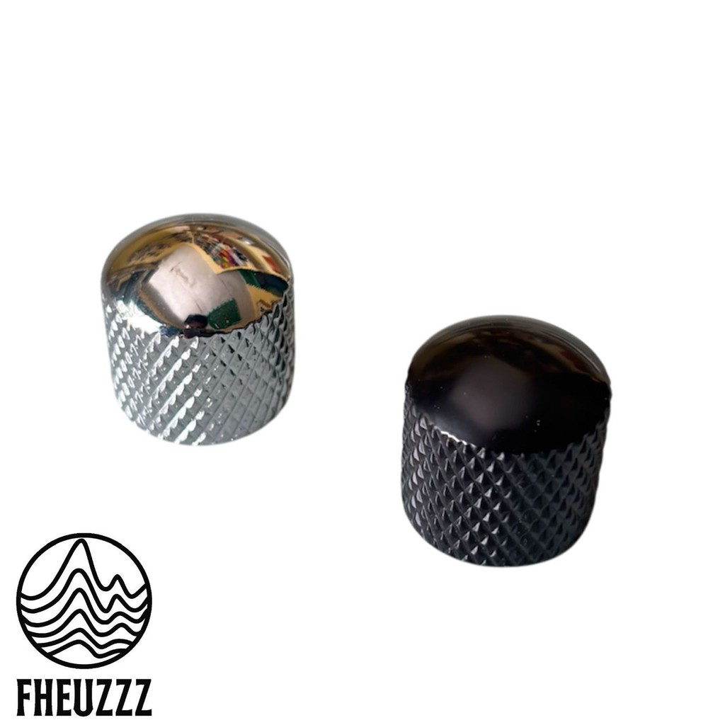 Knob Knop Tutup Potensio Gitar Bass Elektrik Bahan Besi Metal Drat