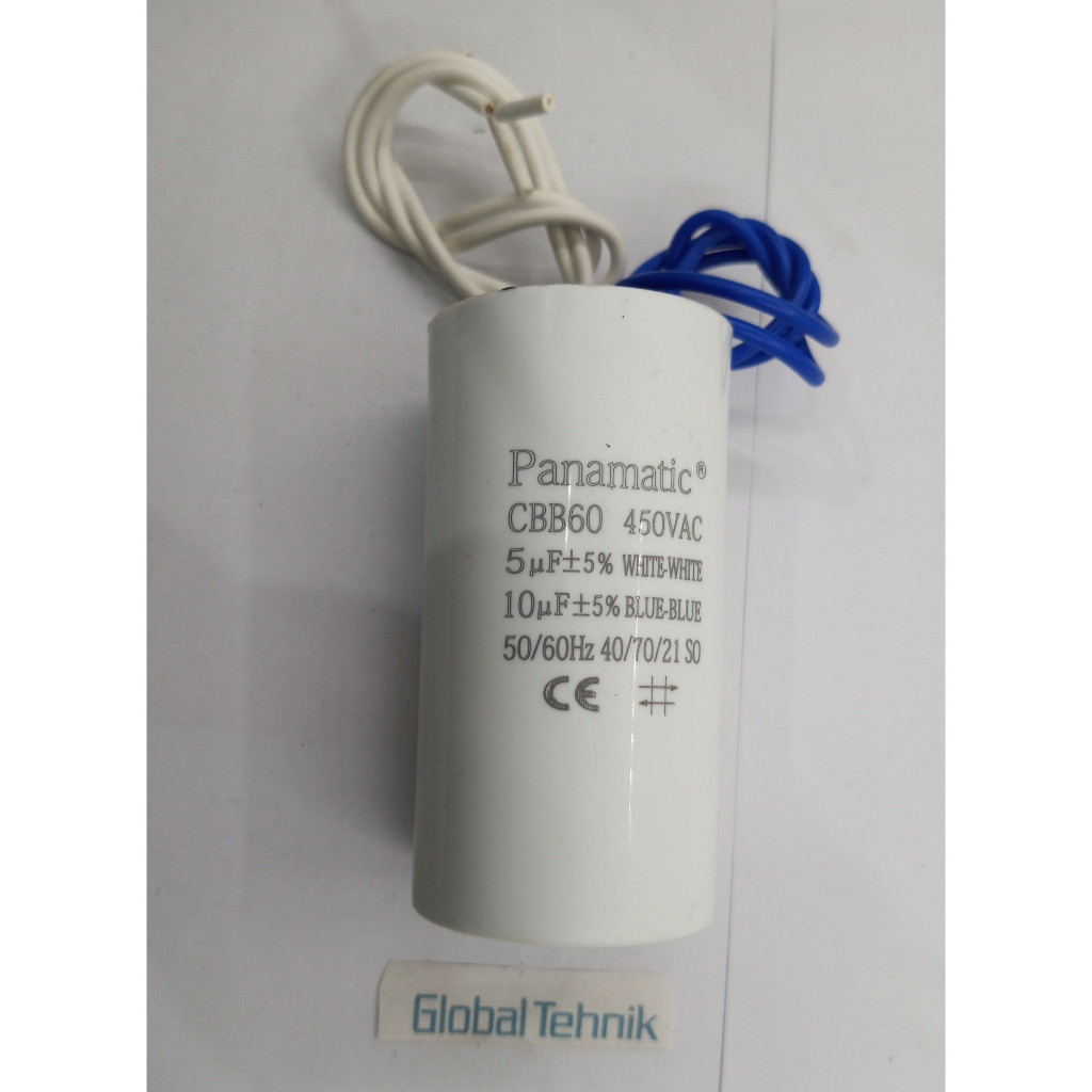 KAPASITOR  CAPASITOR MESIN CUCI POLYTRON  MANUAL 2 TABUNG KAPASITAS CUCI 6KG SAMPAI 13 KG