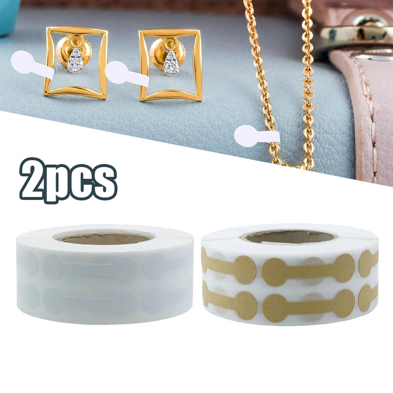

1000pcs Label Perhiasan Gantung - Stiker Harga Perekat Diri untuk Cincin & Kalung