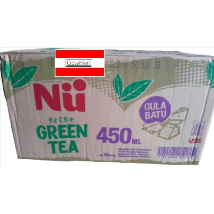

Nu Green Tea Gula Batu / Jasmine 24 x 450ml