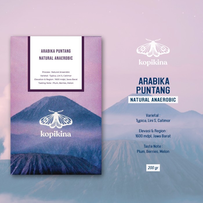 

Kopi Arabika Puntang Natural Anaerobic 200 gr - Biji Kopi