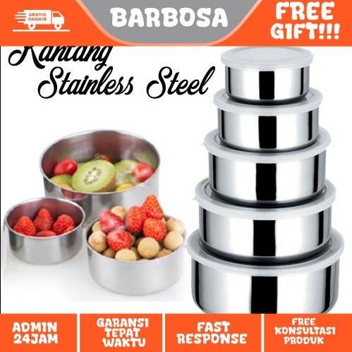 Fresh Box Rantang 5 Susun Stainless steel