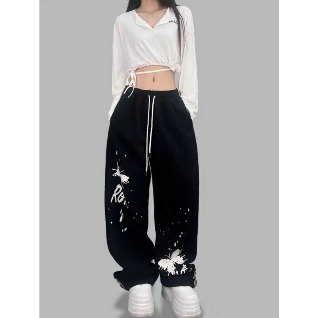 CELANA WANITA ROK BUTERFLY PANTS OVERSIZE BAWAHAN || CELANA KULOT SWEAT PANTS KOREAN STYLE KEKINIAN