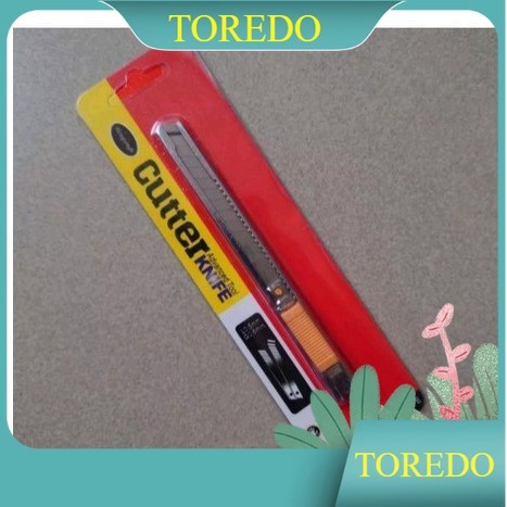 

TOREDO Cutter Besi Kecil Pisau Kater Cutter Cater Karter Tajam Praktis Mini Saku Murah