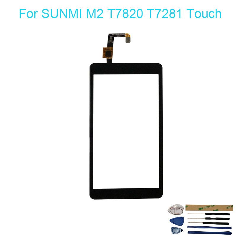 Original For SUNMI M2 T7820 T7281 Tou  Screen No LCD Display Digitizer Assembly With Repair Tools