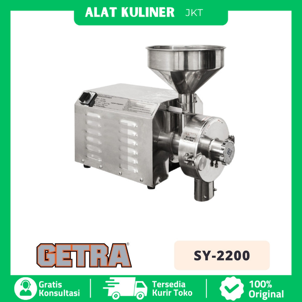 GETRA SY 2200 SY-2200 DISC MILL MESIN PENEPUNG KHUSUS BAHAN KERING