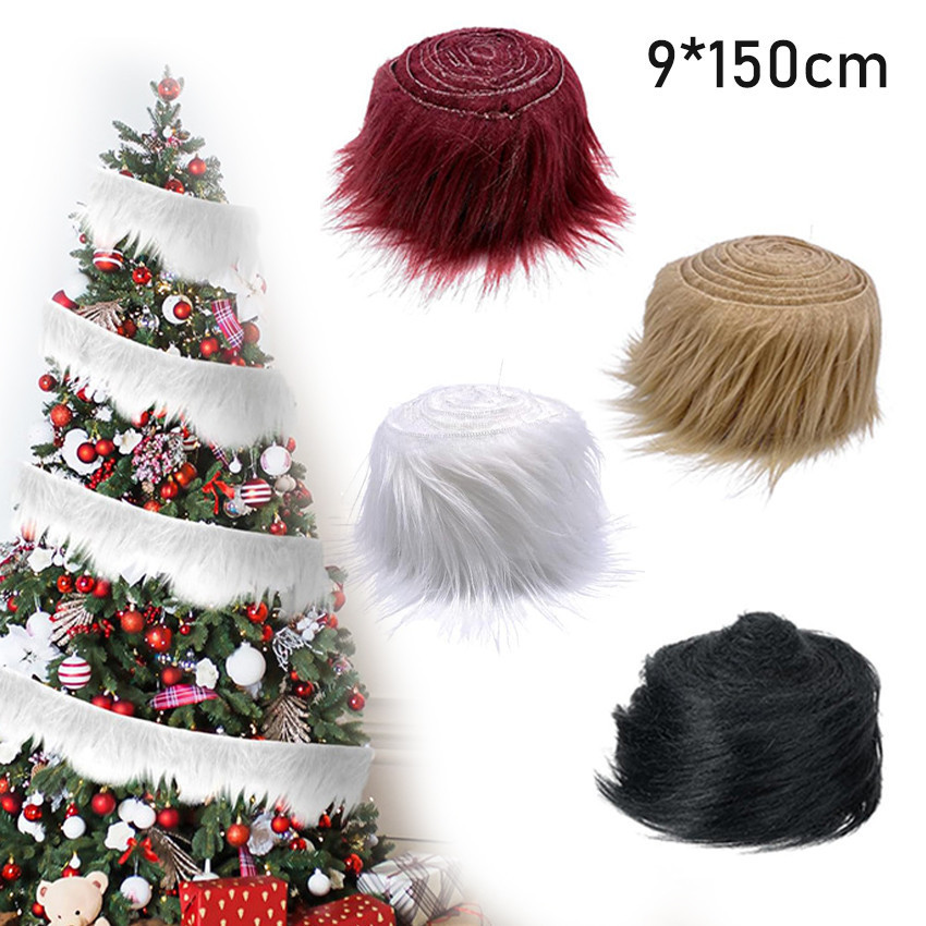 Kain Bulu Lembut Panjang Korea Bulu Rasfur Meteran Boneka Jenggot Kumis Palsu Aksesoris