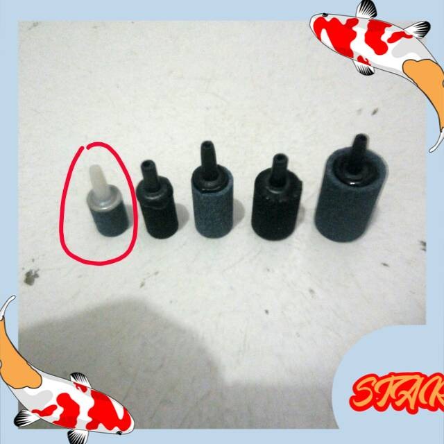 aquarium ikan hias airstone air stone batu aerator