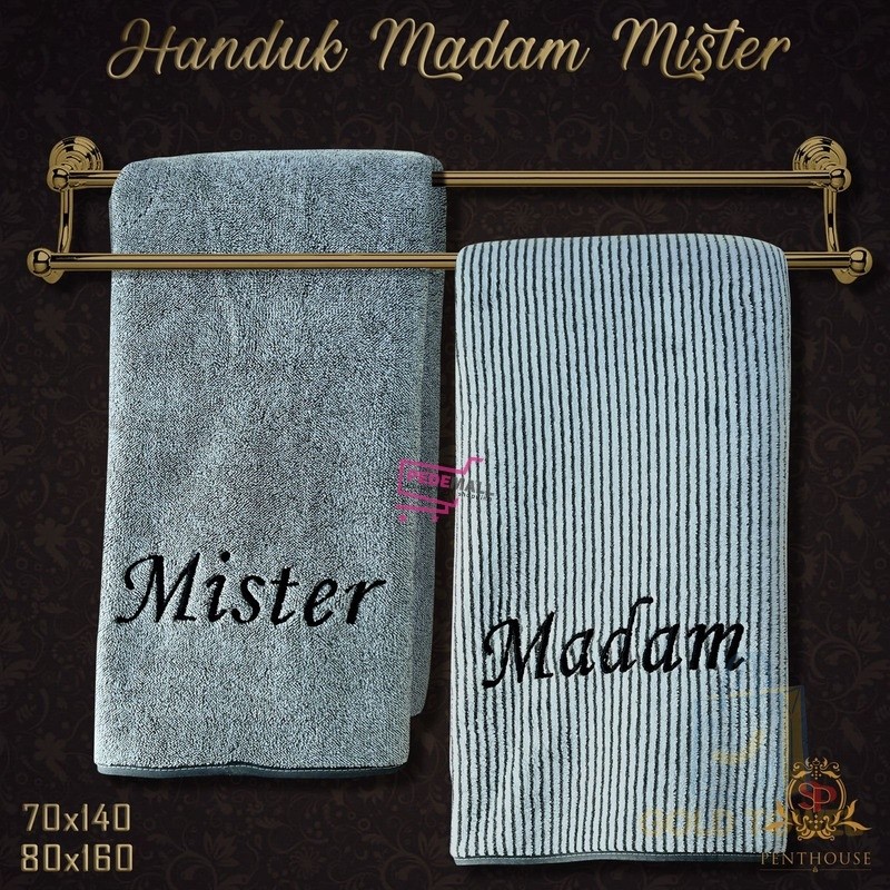 Handuk Mandi Dewasa PENTHOUSE / Handuk microfiber / Handuk Couple 70 x 140