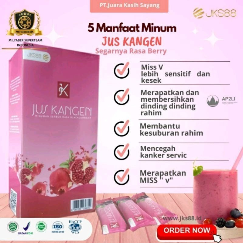 Jks88 Jus Kangen rasa blackcurrant