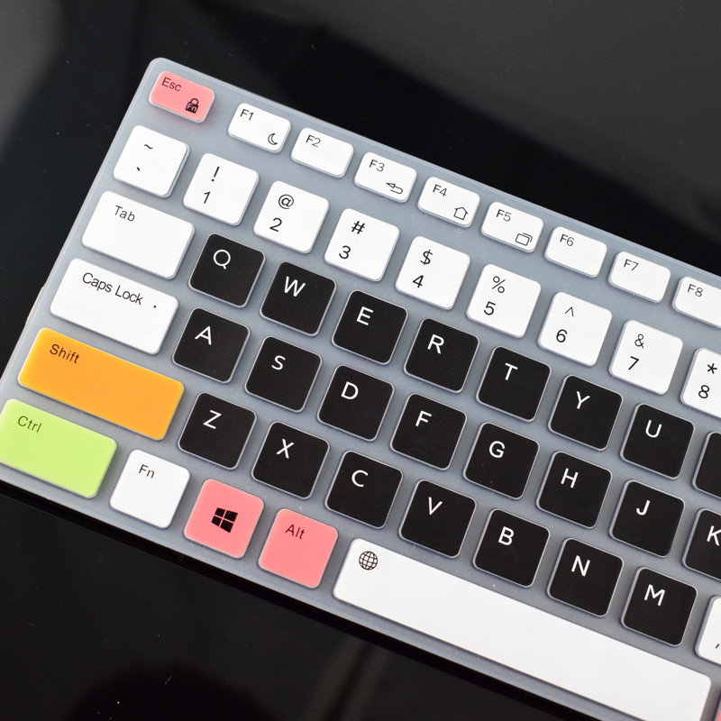 Keyboard Cover for DELL Inspiron AIO 7777 Keyboard Silicone Waterproof Case Full Covering Silicone D