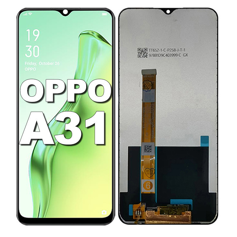 LCD OPPO A31 Original COD TOUCHSCREEN Fullset Crown Murah Compatible For Glass Touch Screen  Ori Asl